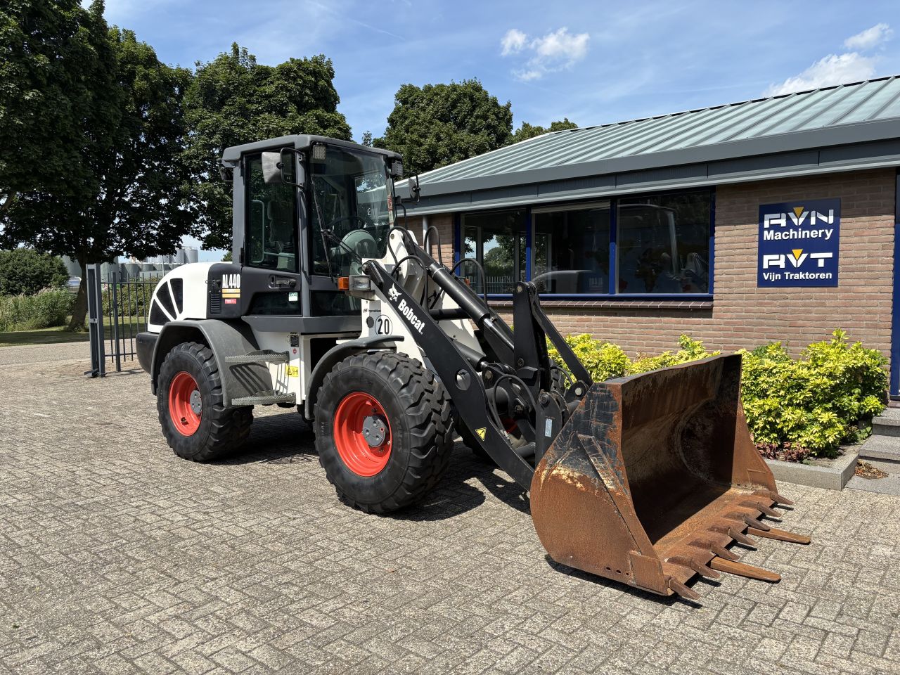 BOBCAT AL 440, 2007, hydr. snelwissel, bak en vorken