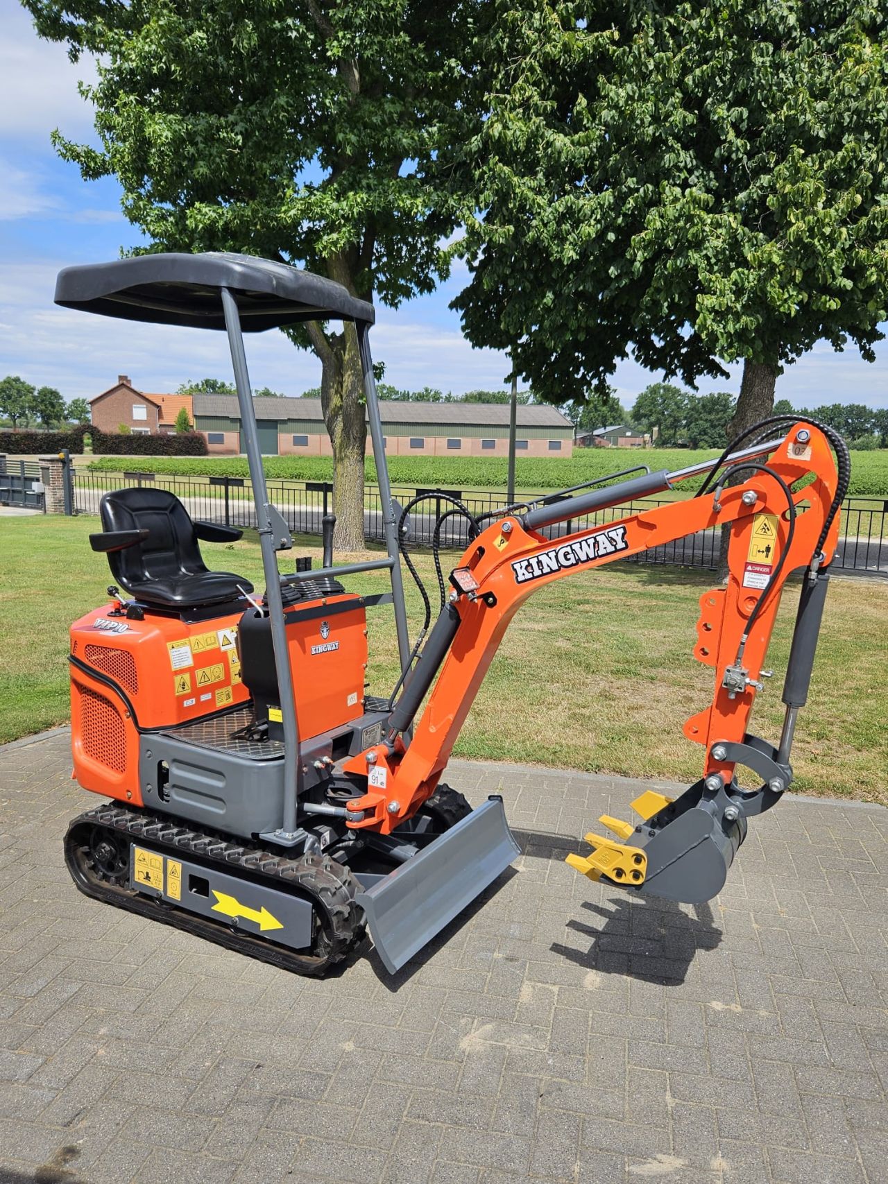 Minigraver graafmachine VIP Kingway NIEUW 1000KG 5670 EURO