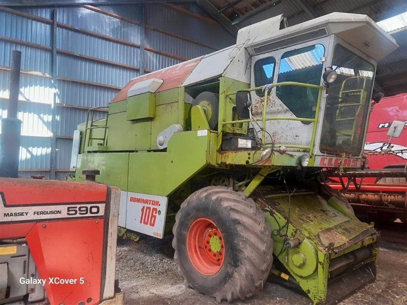 Claas Dominator 106 HYDRO med nyere 15 fods  skærebord
