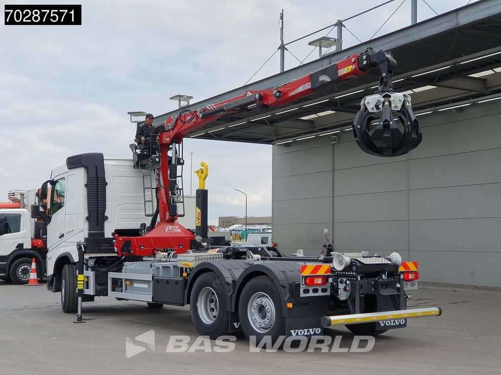 Volvo FH 500 6X2 Penz Crane 15Z9.50R HYVA 20-57-S Hooklift Lift+steering Automatic Euro 6