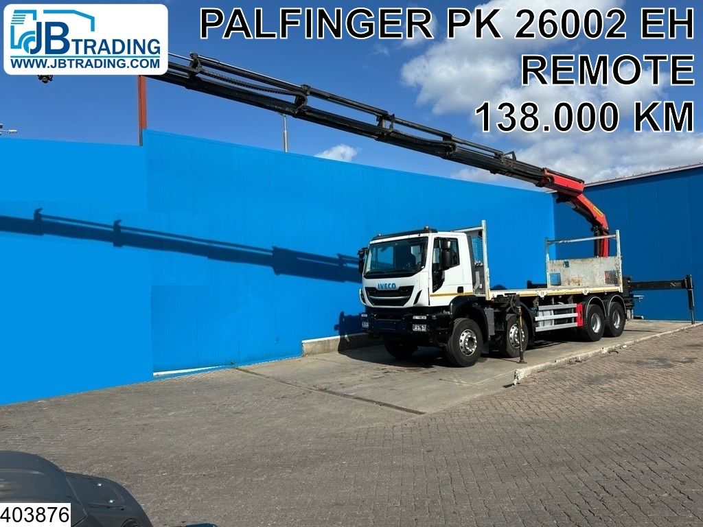 Iveco X-Way 360 8x4, EURO 6, Palfinger, Remote, Steel suspenion