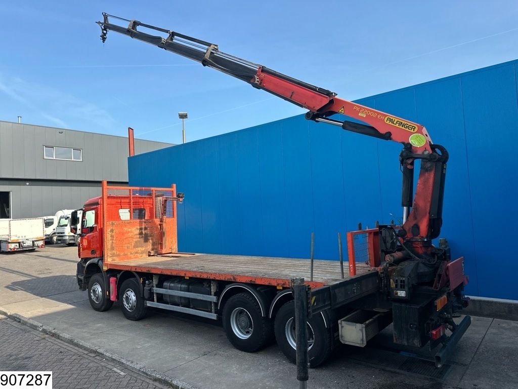 Mercedes Arocs 3240 8X4, EURO 6, Steel suspension, Palfinger