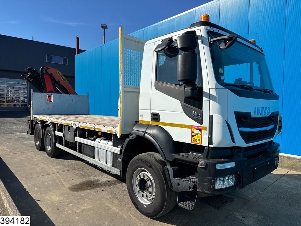 Iveco X-Way 360 6X4, EURO 6, Steel suspension, Palfinger