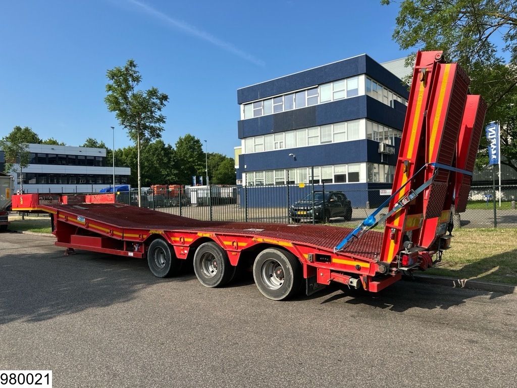 Verem Lowbed 45,000KG, Steering axle, Hydraulic, Winch