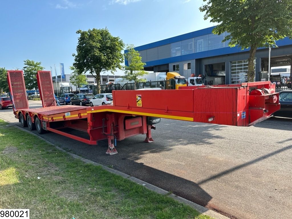 Verem Lowbed 45,000KG, Steering axle, Hydraulic, Winch