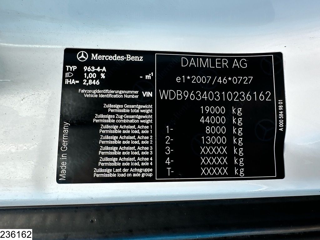 Mercedes Antos 1843 EURO 6, PTO