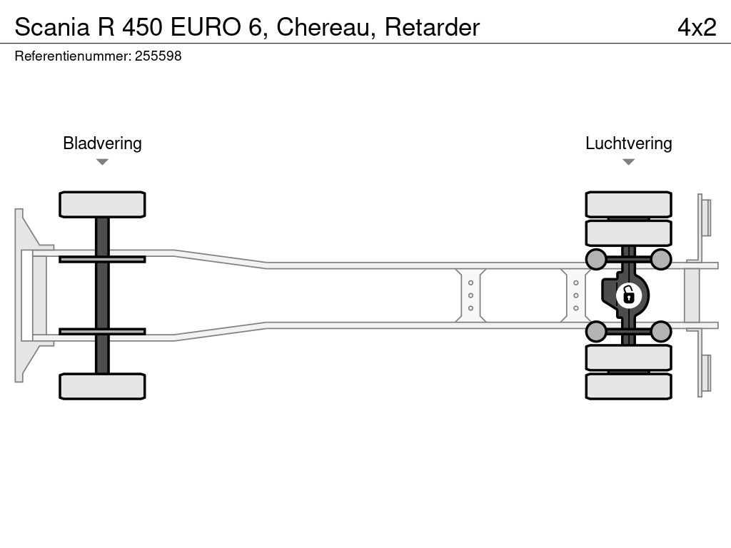 Scania R 450 EURO 6, Chereau, Retarder
