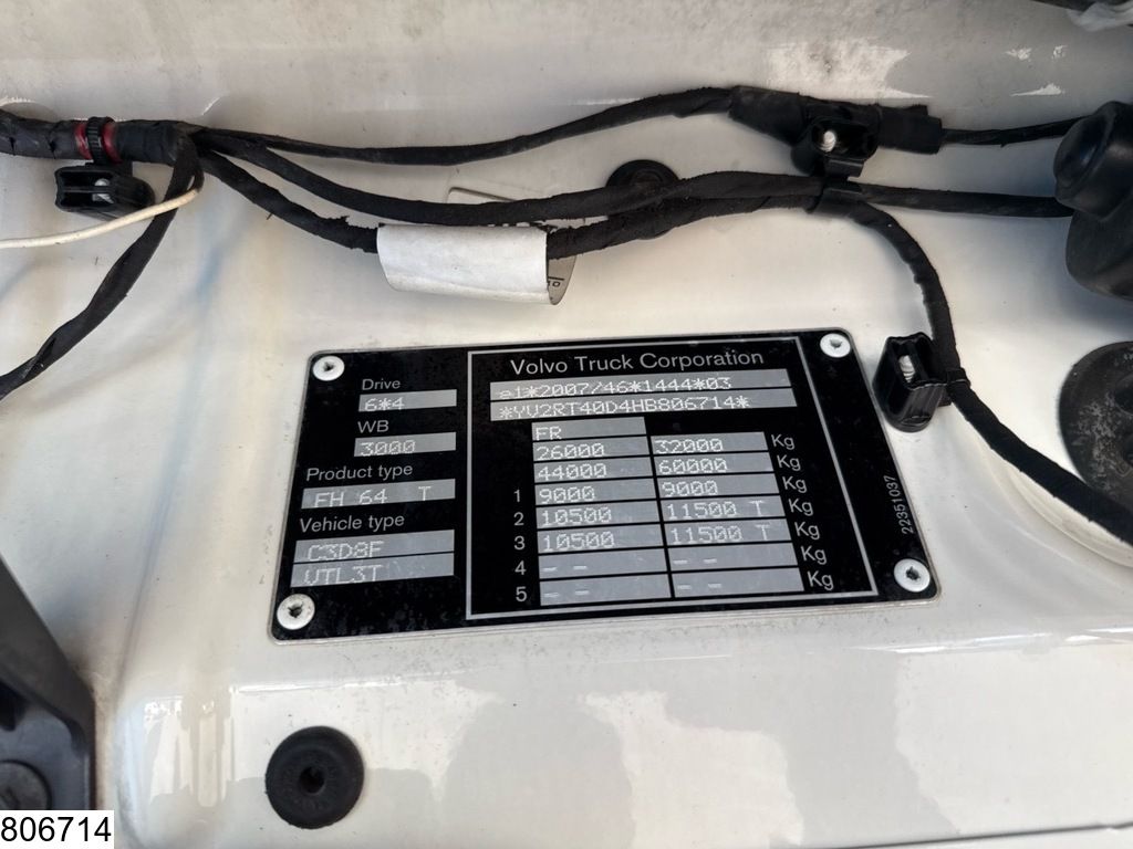 Volvo FH 500 6X4, EURO 6, Retarder