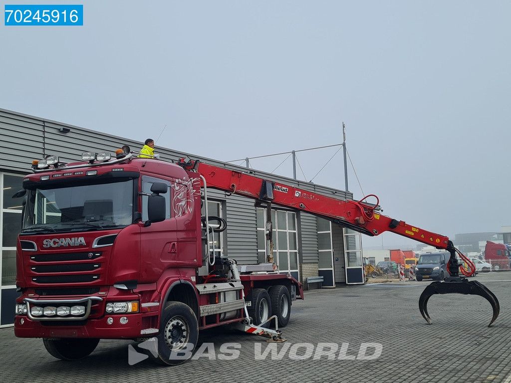 Scania R580 6X4 3-Pedals Jonsered J28505 83 Crane Kran Steel-suspension Retarder Euro 6