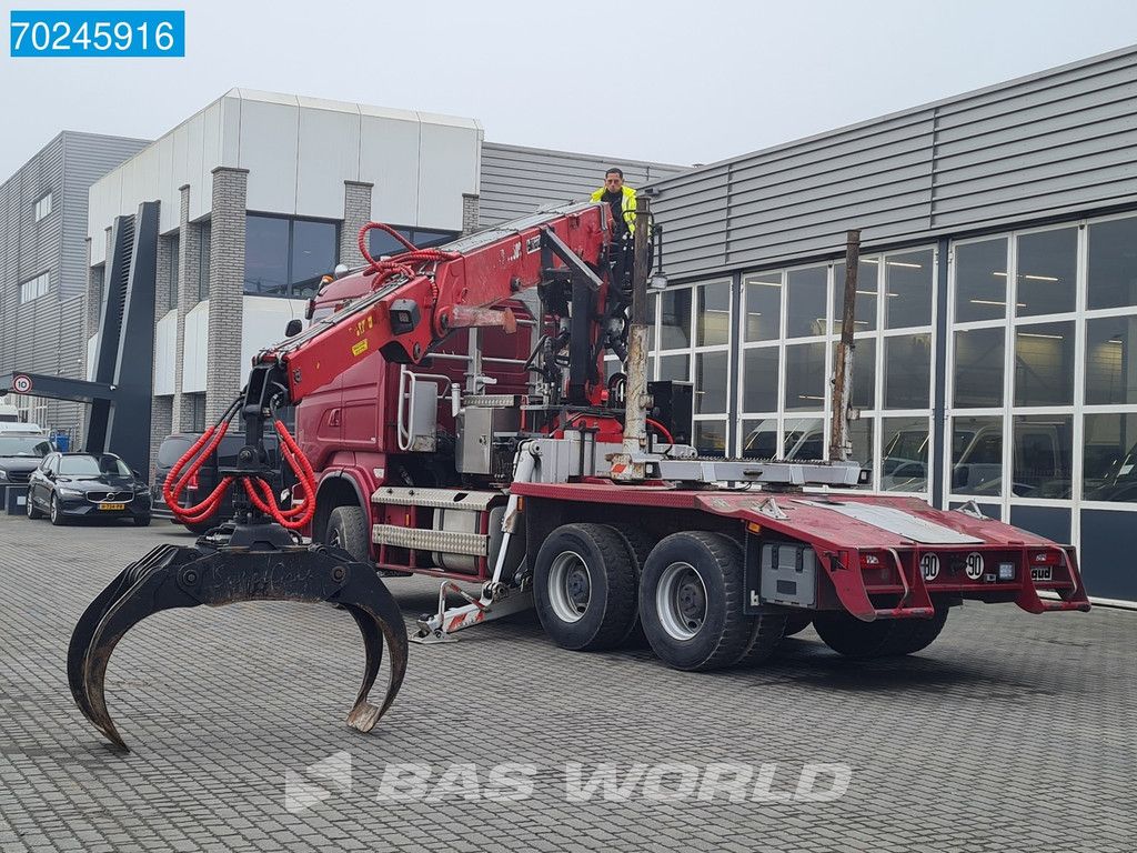 Scania R580 6X4 3-Pedals Jonsered J28505 83 Crane Kran Steel-suspension Retarder Euro 6