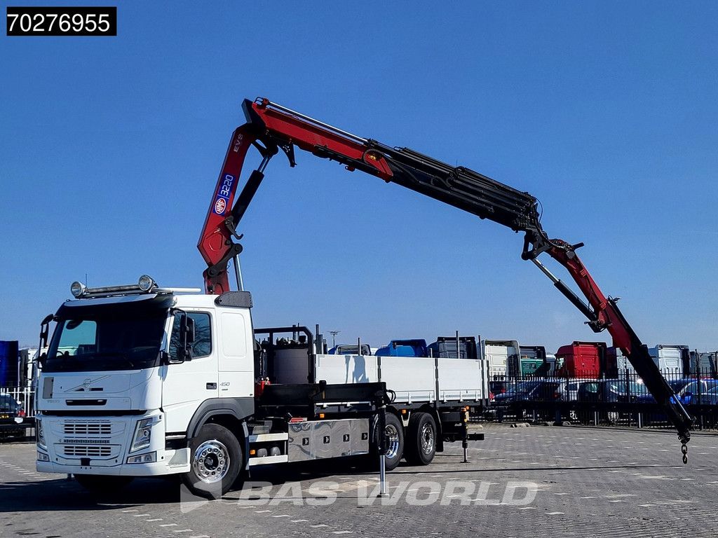 Volvo FM 450 6X2 HMF 3220 Crane Kran Lift-Lenkachse VEB+ Euro 6