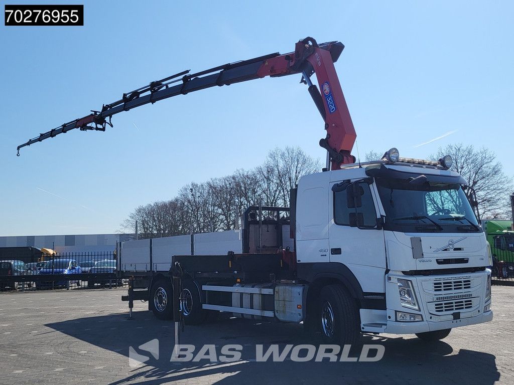 Volvo FM 450 6X2 HMF 3220 Crane Kran Lift-Lenkachse VEB+ Euro 6