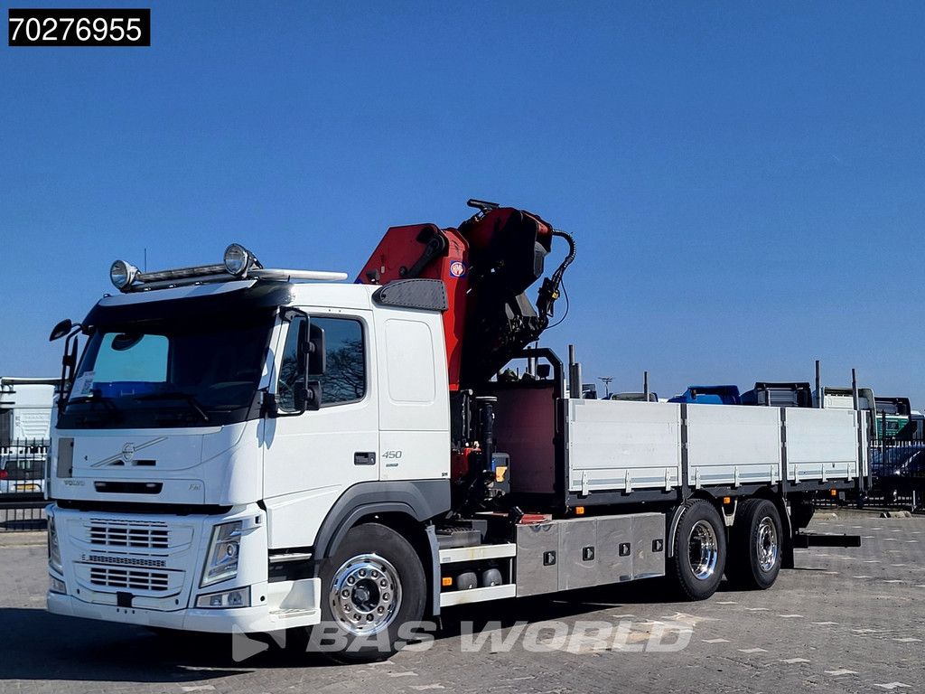 Volvo FM 450 6X2 HMF 3220 Crane Kran Lift-Lenkachse VEB+ Euro 6