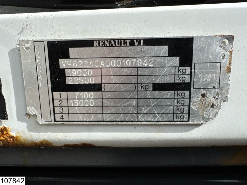 Renault Premium 270 20416 LITER, LPG GPL, Gas tank, Steel suspension