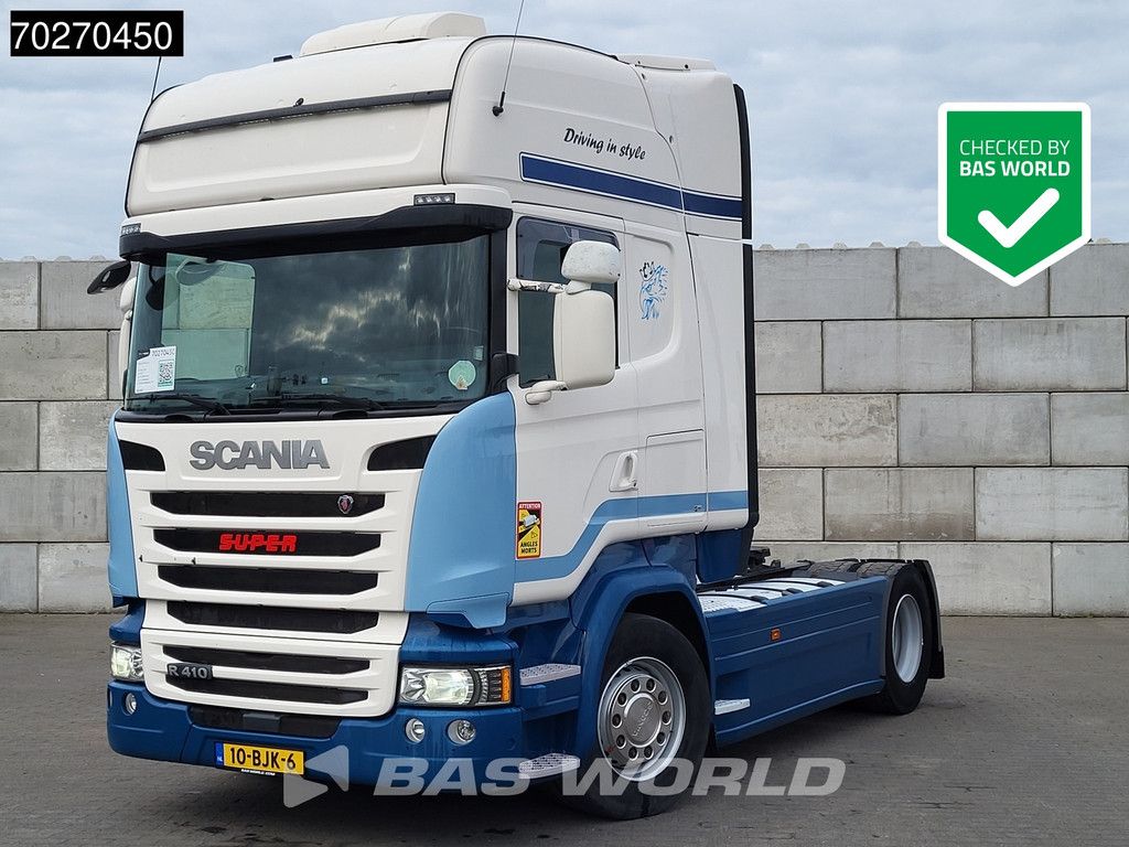 Scania R410 4X2 NL-Truck Retarder 2x Tanks Standklima