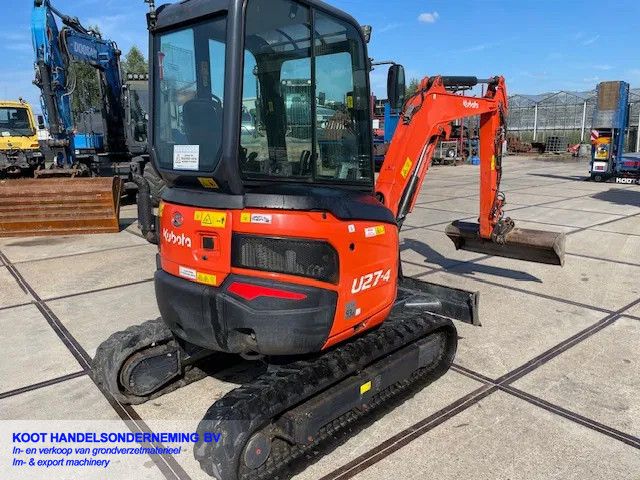 Kubota U27-4 Centrale Smering Very Good!