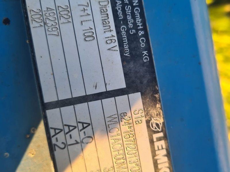 Lemken Diamant 16 V 7+1