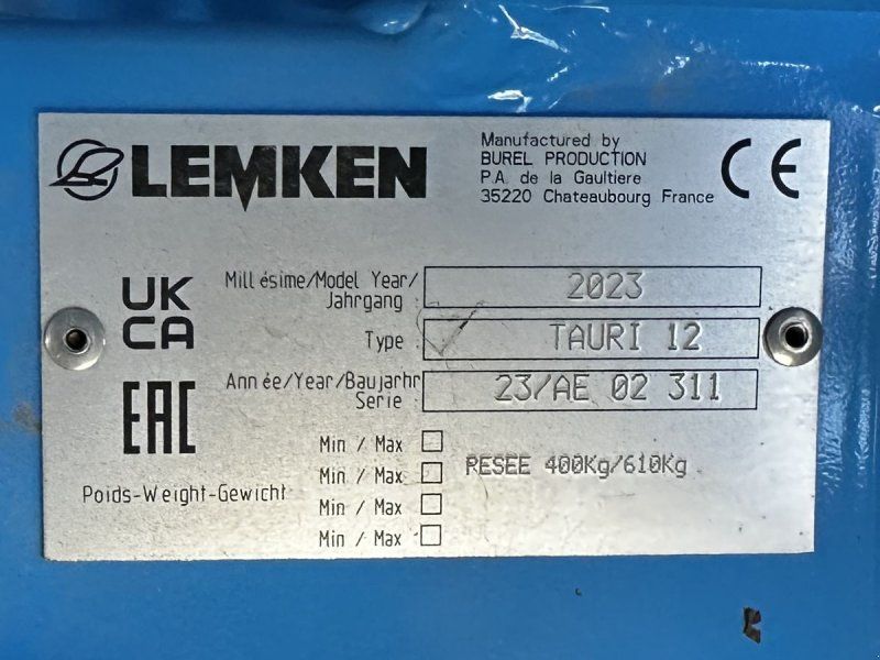 Lemken Tauri 12/2150