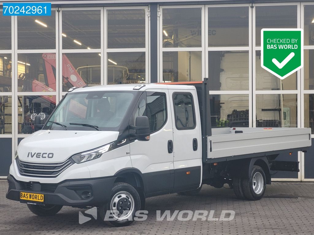 Iveco Daily 35C18 3.0L Automaat 180PK 2025-model Dubbel Cabine Open laadbak Navi ACC LED 3,5T Trekvermogen Euro6 Pritsche Pickup Klima DOKA