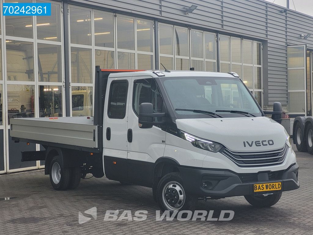 Iveco Daily 35C18 3.0L Automaat 180PK 2025-model Dubbel Cabine Open laadbak Navi ACC LED 3,5T Trekvermogen Euro6 Pritsche Pickup Klima DOKA