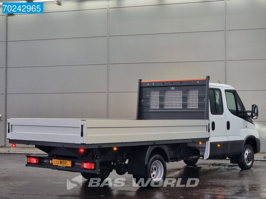 Iveco Daily 35C18 3.0 180PK Nwe model 2025 Dubbel Cabine Open laadbak Navi ACC LED 3,5T Trekvermogen Pritsche Pickup Airco Dubbel cabine