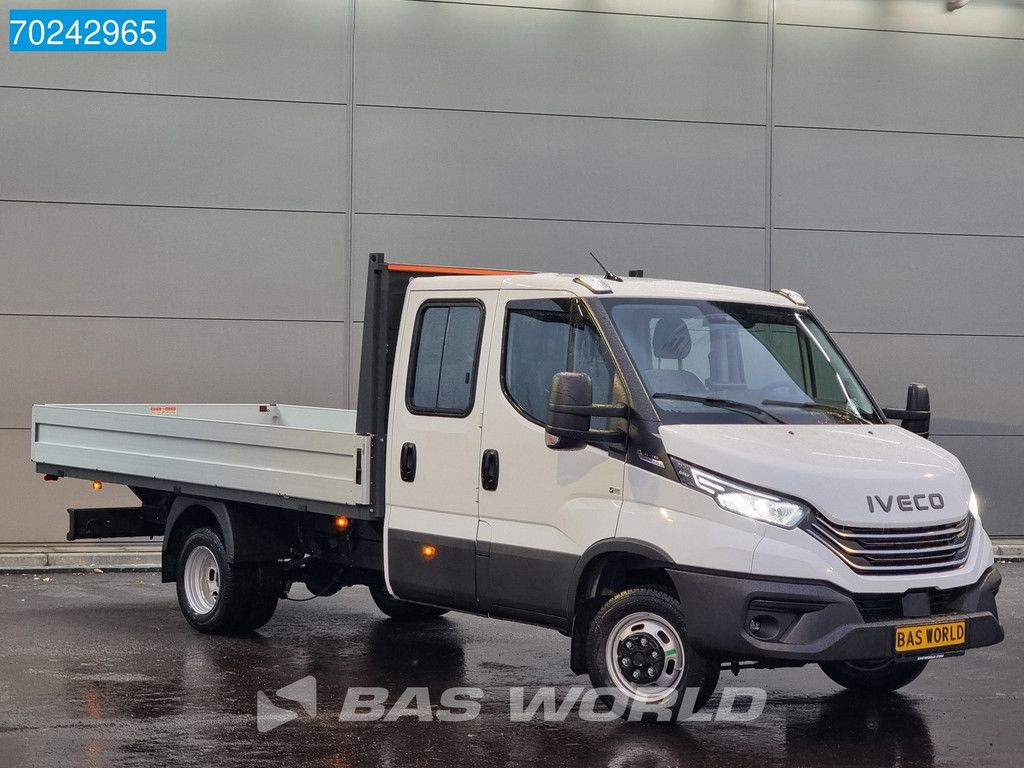 Iveco Daily 35C18 3.0 180PK Nwe model 2025 Dubbel Cabine Open laadbak Navi ACC LED 3,5T Trekvermogen Pritsche Pickup Airco Dubbel cabine
