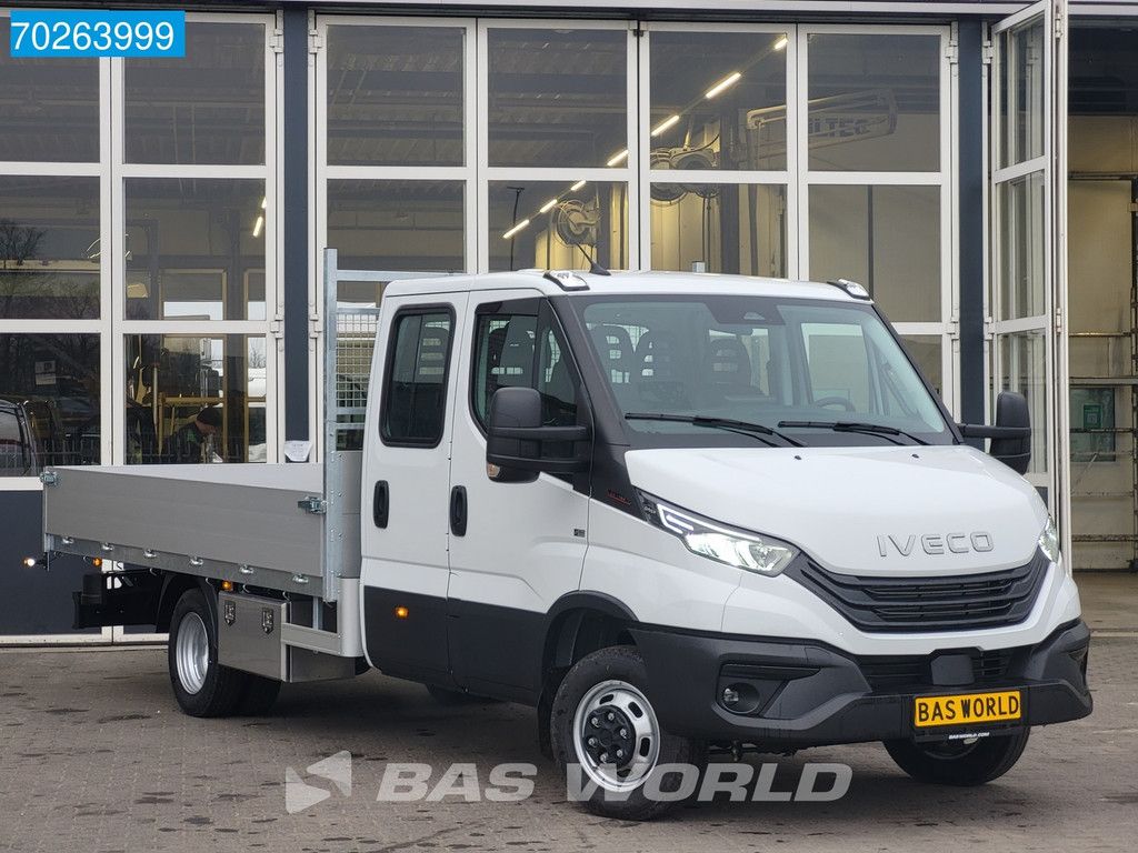 Iveco Daily 35C18 3.0 180PK Nwe model 2025 NL Open laadbak Dubbel Cabine Navi Camera Cruise LED 3,5T Trekvermogen Pritsche Pickup 3m3 Airco Dubbel cabine Cruise control
