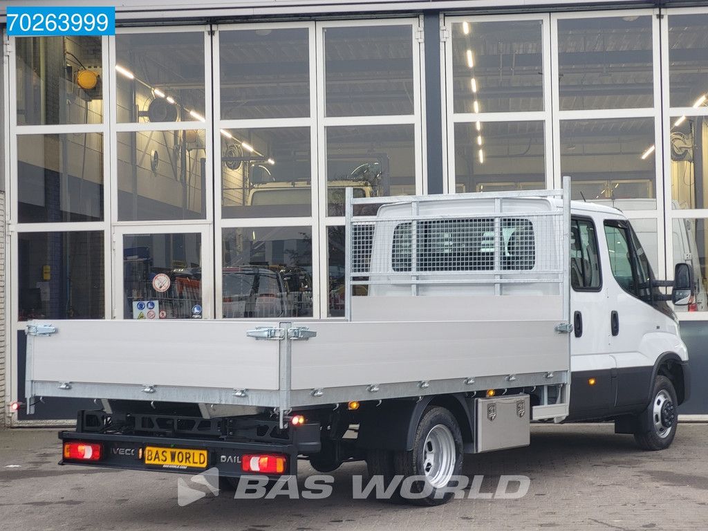 Iveco Daily 35C18 3.0 180PK Nwe model 2025 NL Open laadbak Dubbel Cabine Navi Camera Cruise LED 3,5T Trekvermogen Pritsche Pickup 3m3 Airco Dubbel cabine Cruise control