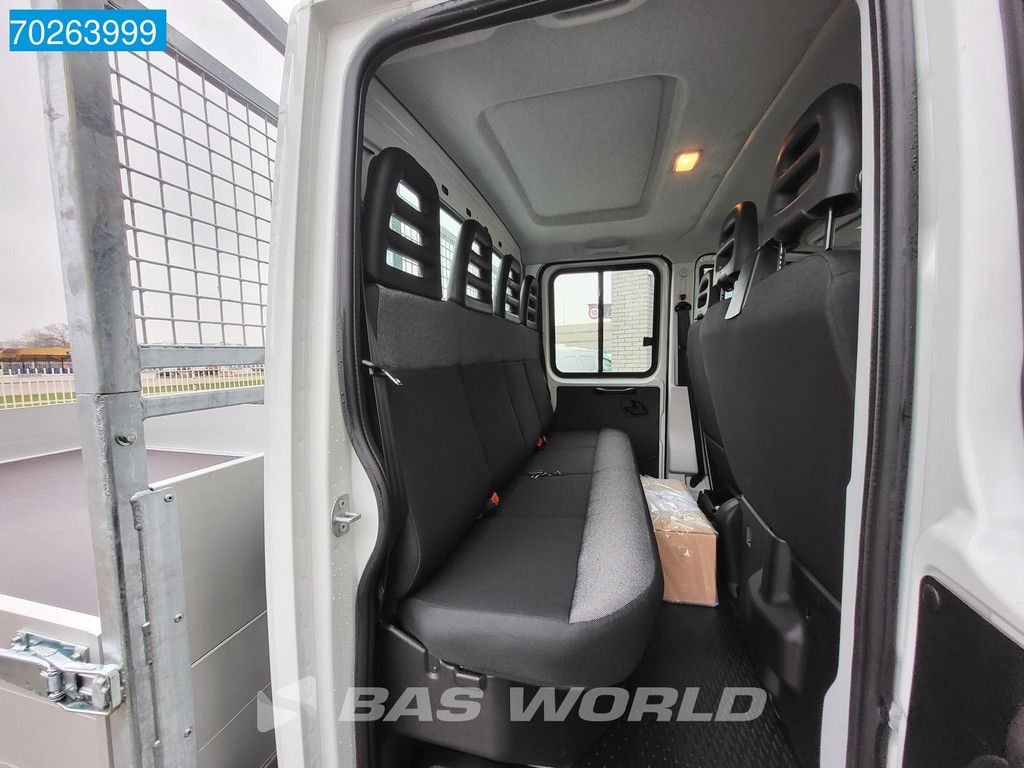 Iveco Daily 35C18 3.0 180PK Nwe model 2025 NL Open laadbak Dubbel Cabine Navi Camera Cruise LED 3,5T Trekvermogen Pritsche Pickup 3m3 Airco Dubbel cabine Cruise control