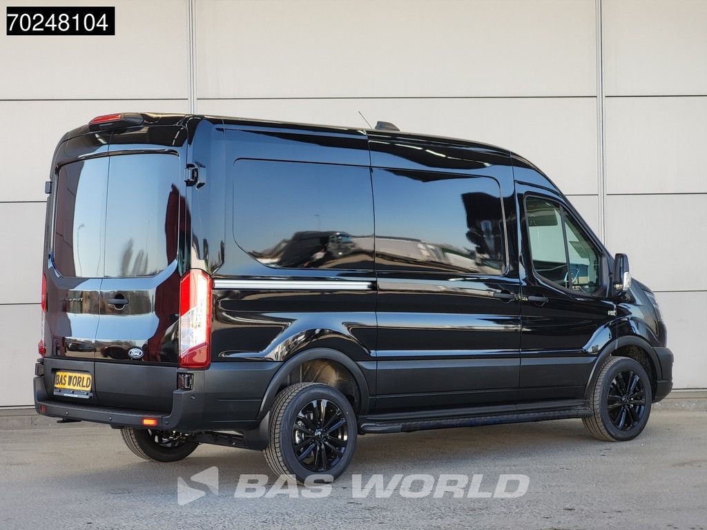 Ford Transit 165pk Automaat Limited Dubbele schuifdeur Black Edition L2H2 ACC 360camera Navi CarPlay Xenon Camera 10m3 Airco