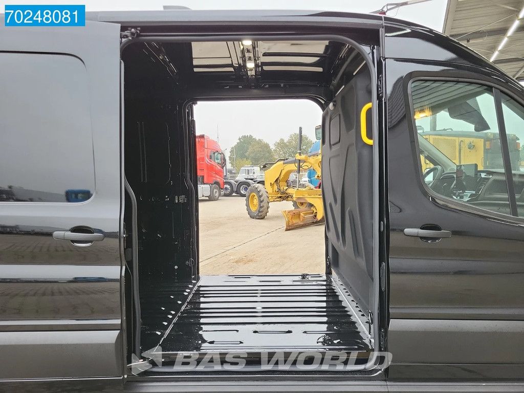 Ford Transit 165pk Automaat Black Edition 2025 model Dubbele schuifdeur L3H2 ACC 360camera Navi CarPlay Xenon Camera 11m3 Airco
