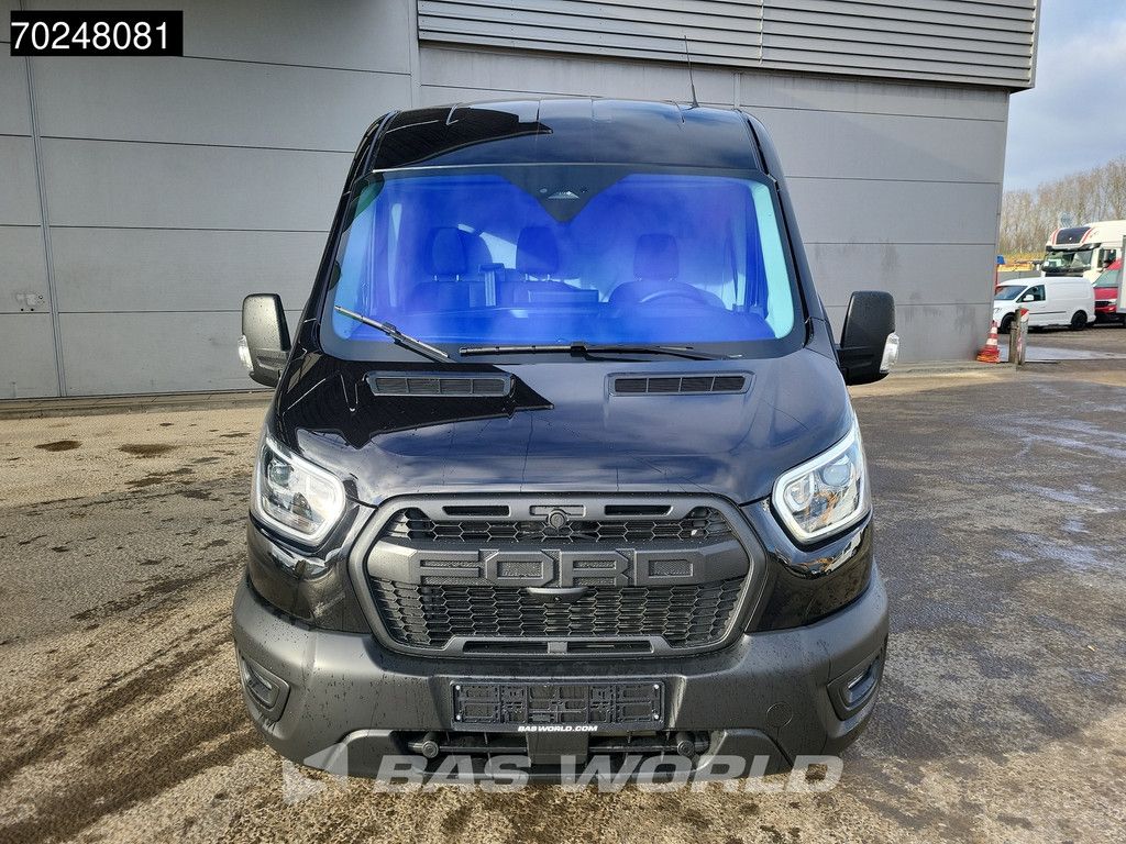 Ford Transit 165pk Automaat Black Edition 2025 model Dubbele schuifdeur L3H2 ACC 360camera Navi CarPlay Xenon Camera 11m3 Airco