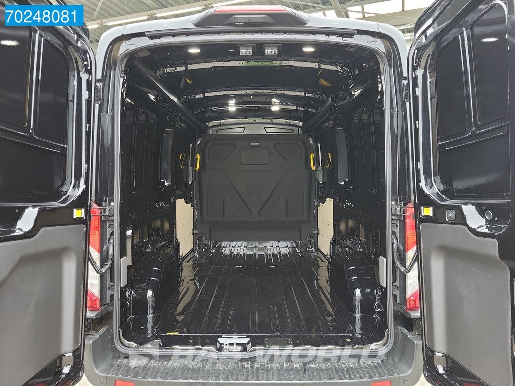 Ford Transit 165pk Automaat Black Edition 2025 model Dubbele schuifdeur L3H2 ACC 360camera Navi CarPlay Xenon Camera 11m3 Airco
