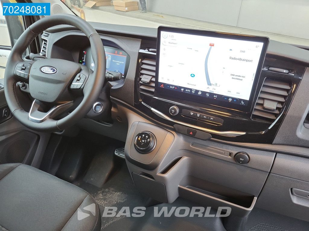 Ford Transit 165pk Automaat Black Edition 2025 model Dubbele schuifdeur L3H2 ACC 360camera Navi CarPlay Xenon Camera 11m3 Airco