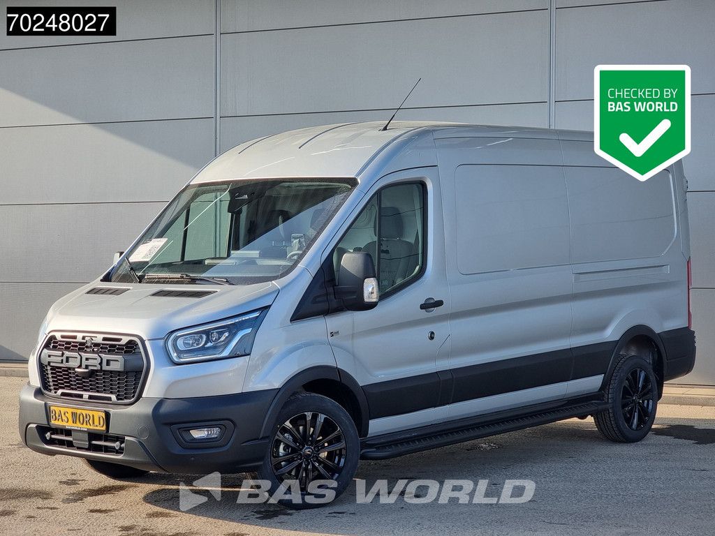 Ford Transit 165pk Automaat Limited Black Edition L3H2 Nwe model! CarPlay Xenon Camera 11m3 Airco Cruise control