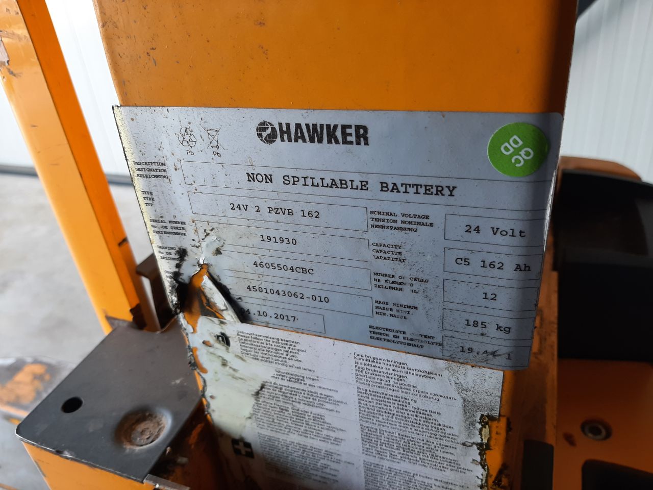 Jungheinrich EJE C20 elektrische palletheffer
