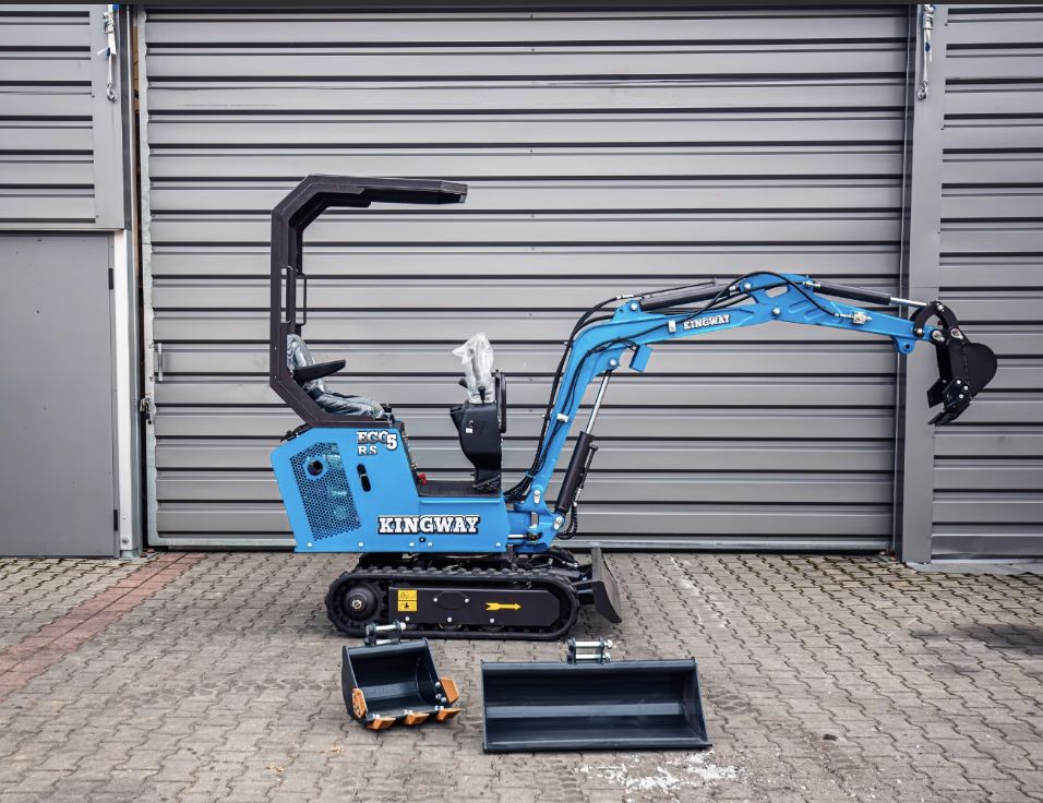 Bagger minibagger ECO5 mit Gartenset NEU KINGWAY