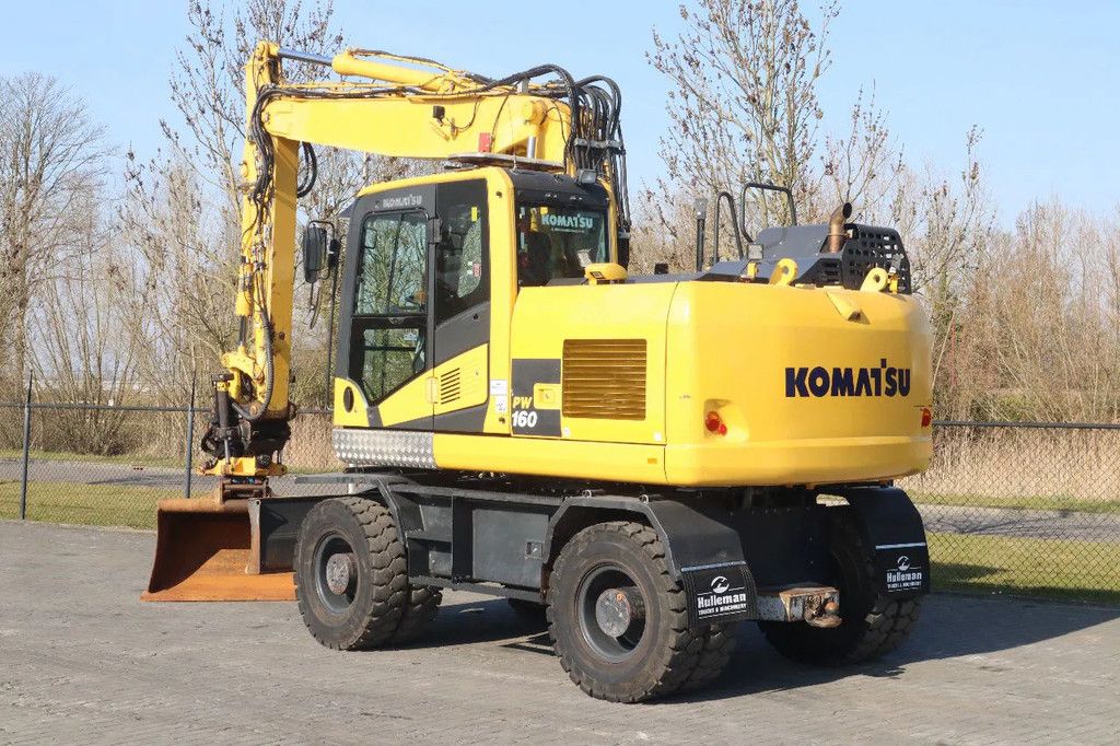 Komatsu PW160-11 | ENGCON TILTROTATOR | BUCKET | TRAILER HYDR.