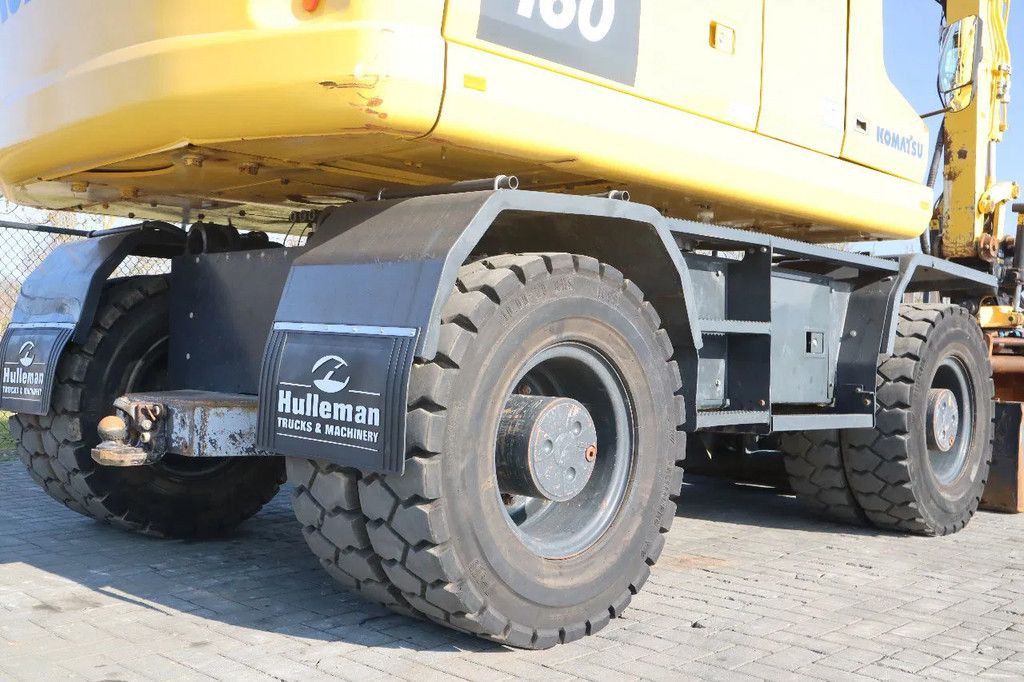 Komatsu PW160-11 | ENGCON TILTROTATOR | BUCKET | TRAILER HYDR.