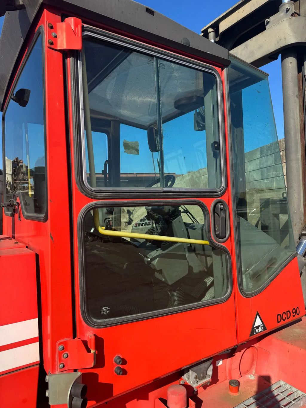 Kalmar Dcd 90-6xl heftruck + stenenklem + aanbouwdelen
