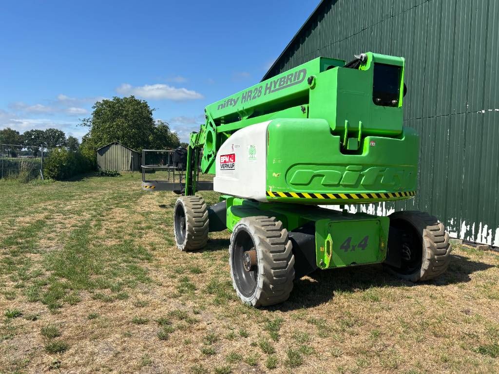 Niftylift HR 28 hybrid 4x4 28m knikarmhoogwerker nifty