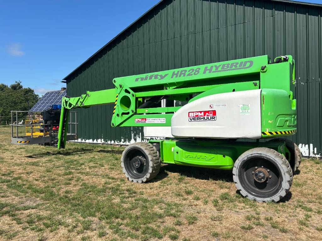 Niftylift HR 28 hybrid 4x4 28m knikarmhoogwerker nifty
