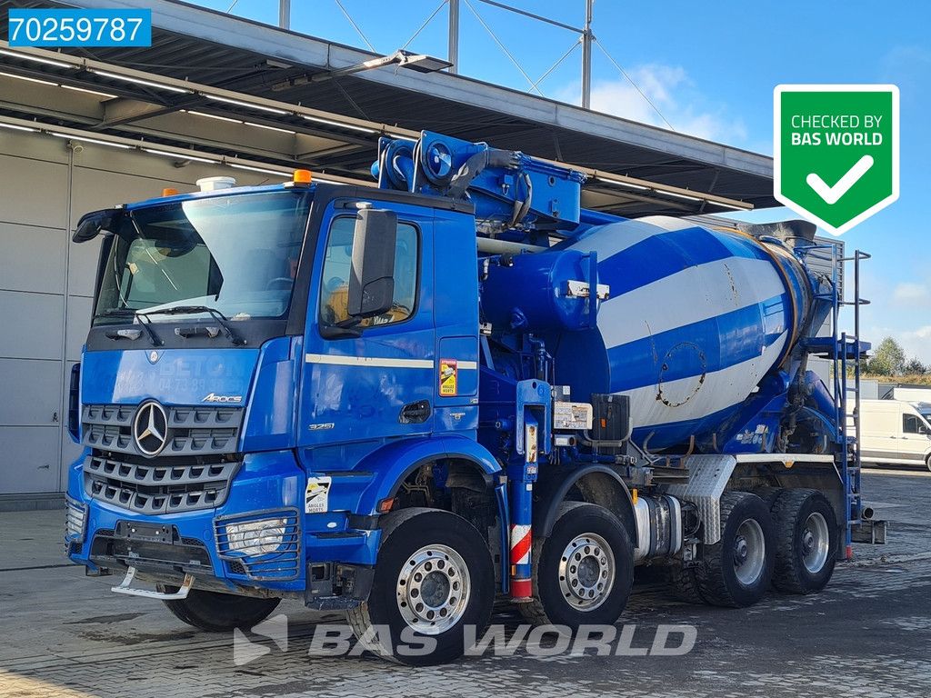 Mercedes Arocs 3251 8X4 PUMI Putzmeister TMM 24 + Liebherr 7m3 Mixer Retarder Euro 6