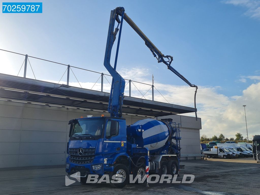 Mercedes Arocs 3251 8X4 PUMI Putzmeister TMM 24 + Liebherr 7m3 Mixer Retarder Euro 6