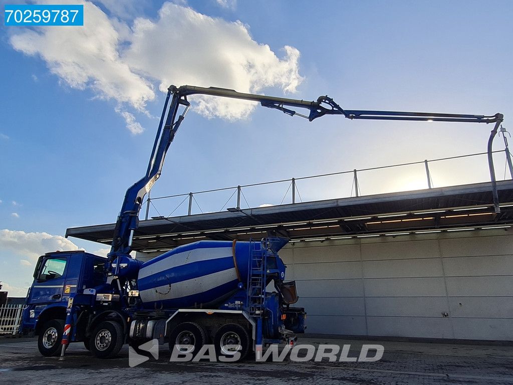Mercedes Arocs 3251 8X4 PUMI Putzmeister TMM 24 + Liebherr 7m3 Mixer Retarder Euro 6
