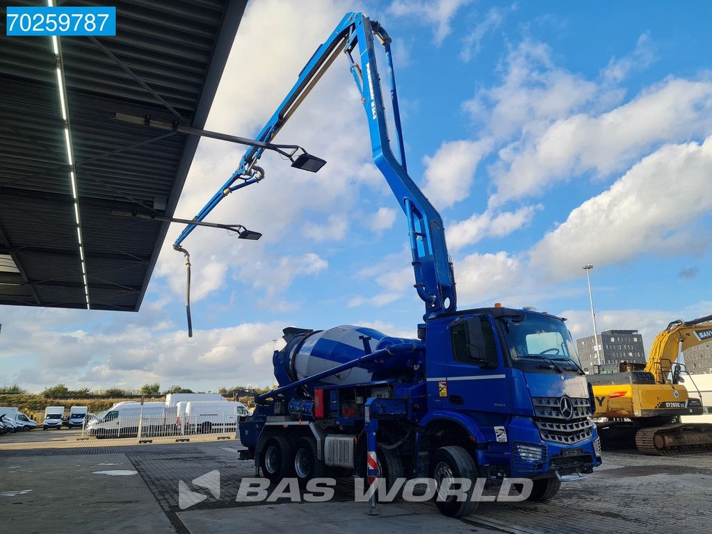 Mercedes Arocs 3251 8X4 PUMI Putzmeister TMM 24 + Liebherr 7m3 Mixer Retarder Euro 6