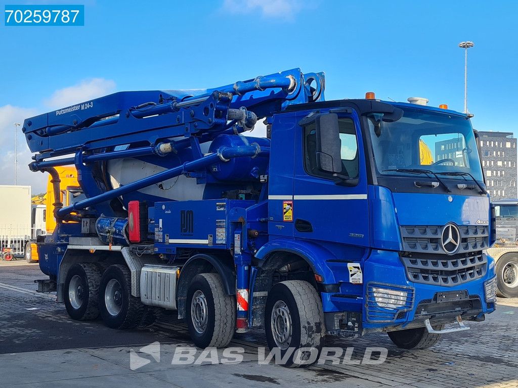 Mercedes Arocs 3251 8X4 PUMI Putzmeister TMM 24 + Liebherr 7m3 Mixer Retarder Euro 6