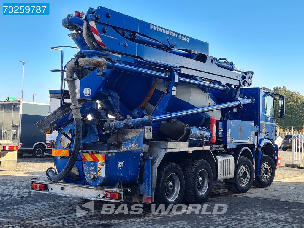 Mercedes Arocs 3251 8X4 PUMI Putzmeister TMM 24 + Liebherr 7m3 Mixer Retarder Euro 6