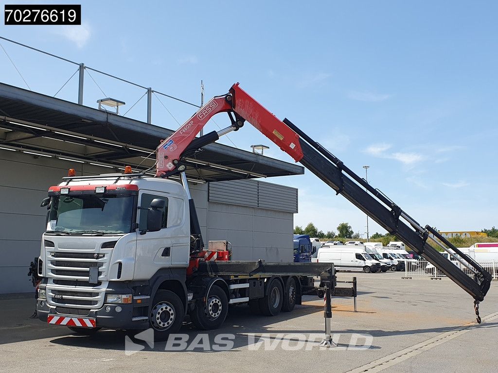 Scania R480 8X2 FASSI F660AXP.25 Manual Retarder Lift+Lenkachse Euro 5