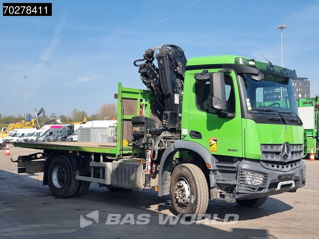 Mercedes Arocs 1830 4X2 Hiab 122 ES-3 HIPRO Kran Crane Big-Axle Euro 6